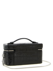 Tory Burch Charlie Vanity Case Crossbody Bag Black