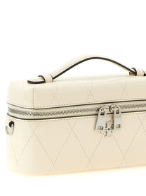 Tory Burch Charlie Vanity Case Crossbody Bag White