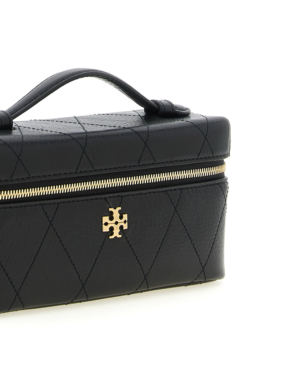 Tory Burch Charlie Vanity Case Crossbody Bag Black
