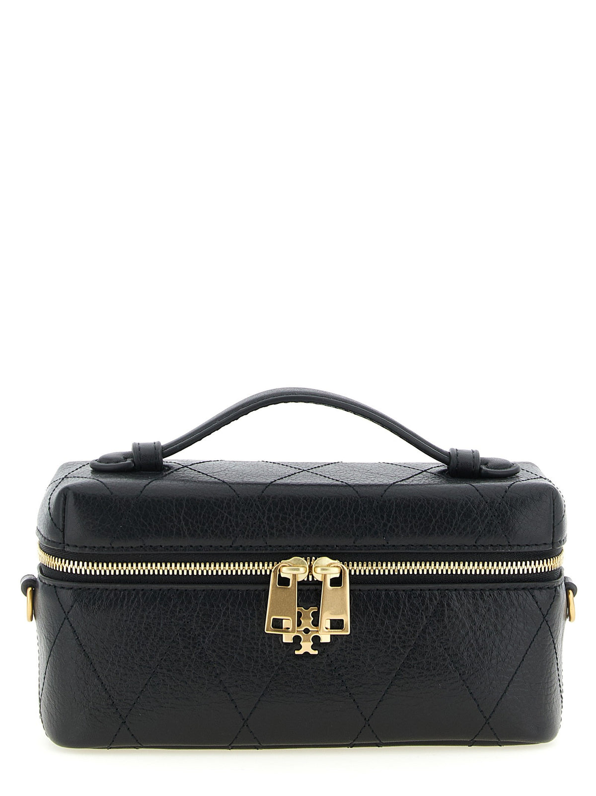Tory Burch Charlie Vanity Case Crossbody Bag Black