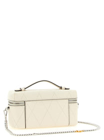 Tory Burch Charlie Vanity Case Crossbody Bag White