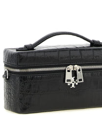 Tory Burch Charlie Vanity Case Crossbody Bag Black