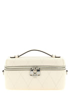 Tory Burch Charlie Vanity Case Crossbody Bag White