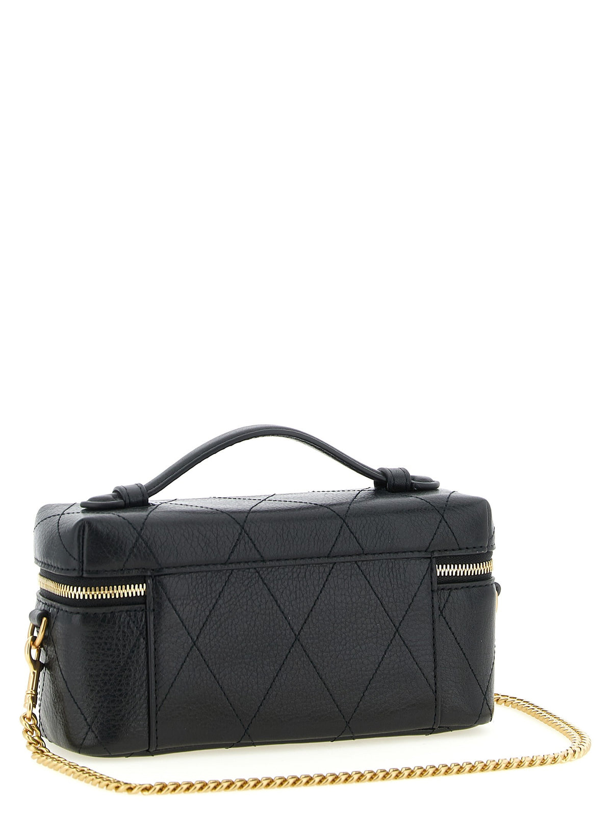 Tory Burch Charlie Vanity Case Crossbody Bag Black