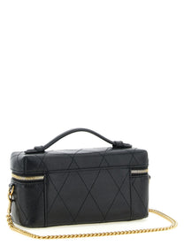 Tory Burch Charlie Vanity Case Crossbody Bag Black
