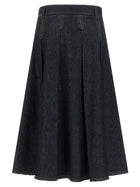 TELA Charlotte Denim Skirt Blue