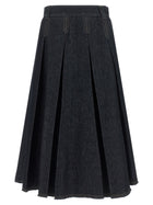 TELA Charlotte Denim Skirt Blue