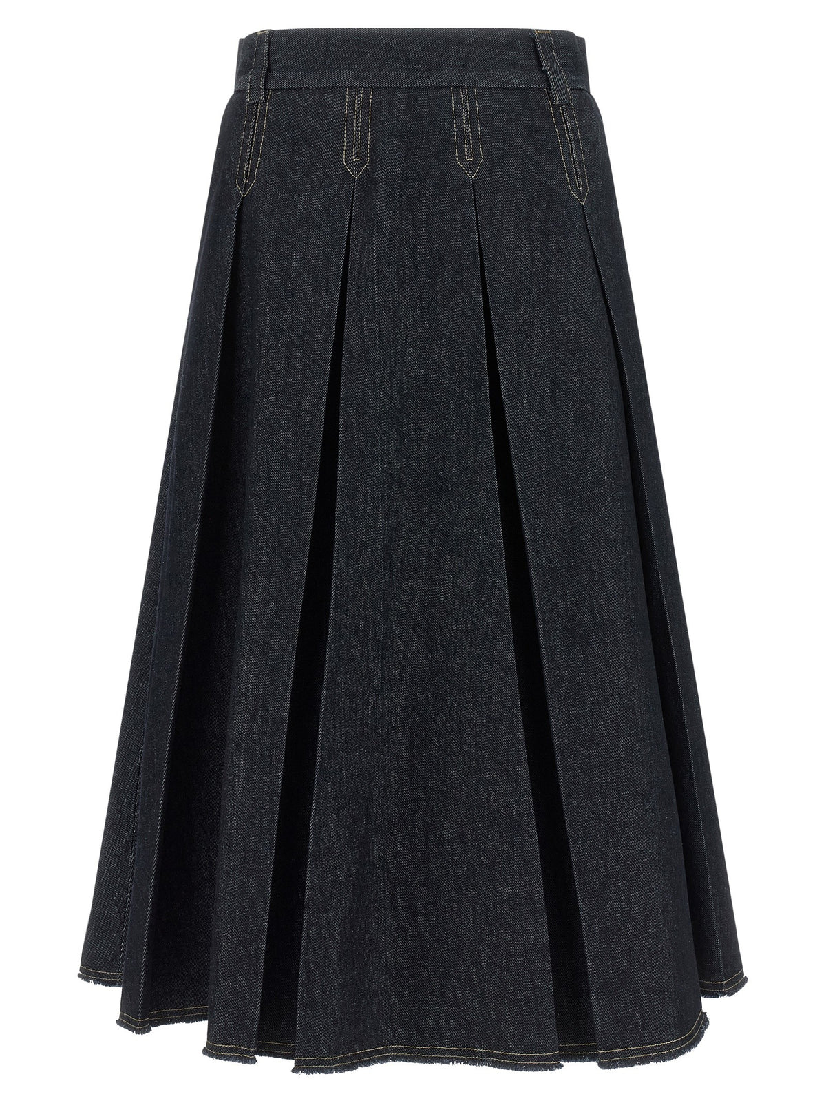 TELA Charlotte Denim Skirt Blue