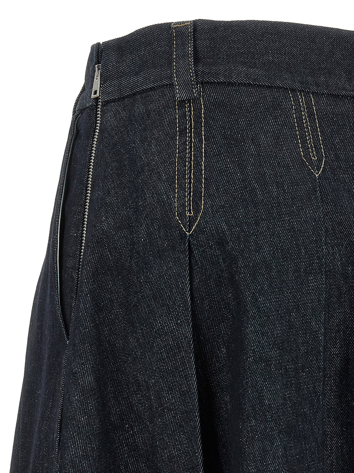 TELA Charlotte Denim Skirt Blue