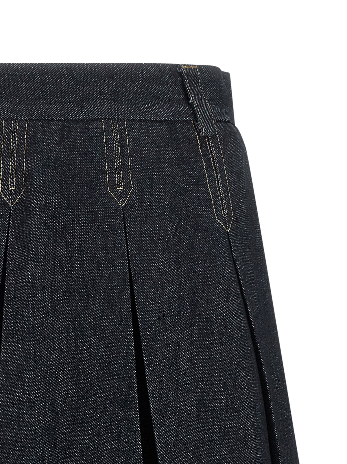 TELA Charlotte Denim Skirt Blue