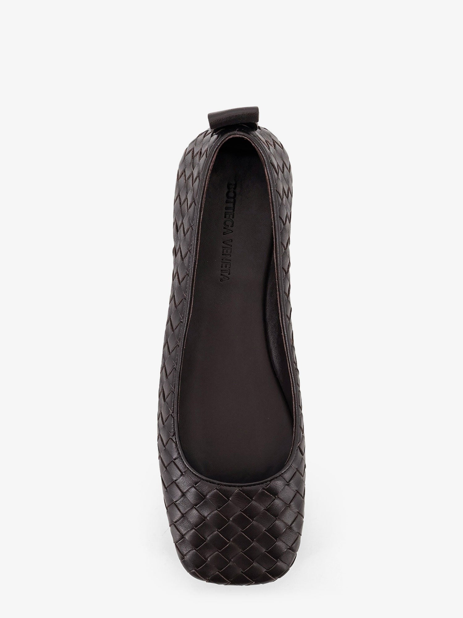 Bottega Veneta Women's Charlotte Leather Ballerinas Brown