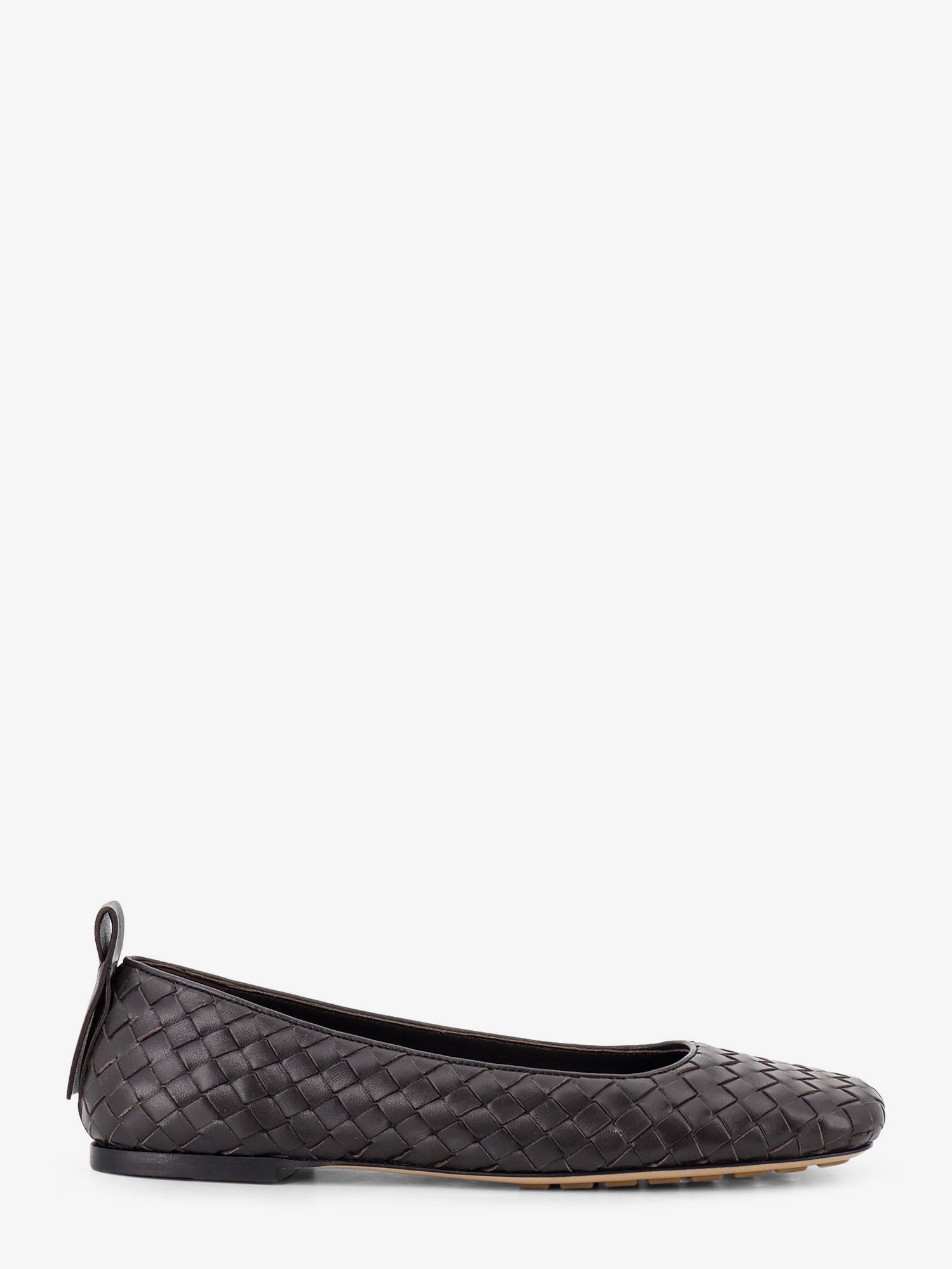 Bottega Veneta Women's Charlotte Leather Ballerinas Brown