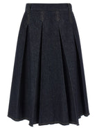 TELA Charlotte Skirt Blue