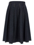 TELA Charlotte Skirt Blue, view 2
