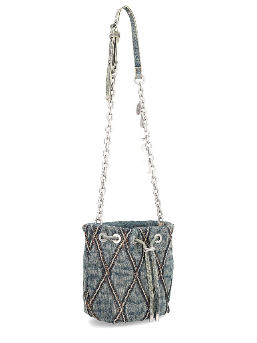 Diesel Women's Charm Bucket Bag Grey Diesel