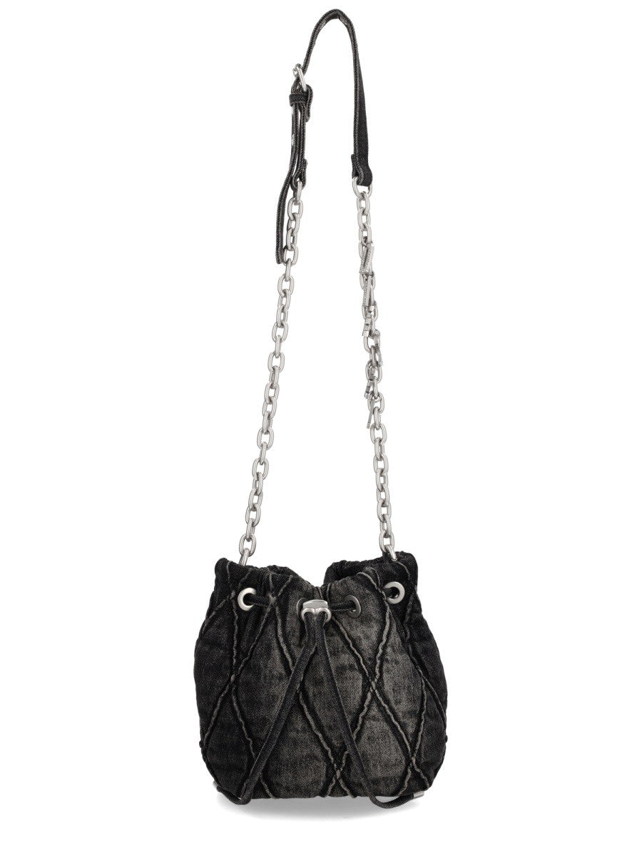 Diesel Women's Charm Bucket Bag Black Diesel