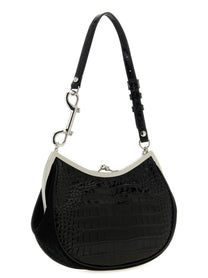 Vivienne Westwood Charm Frame Shoulder Bag Black