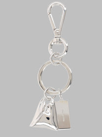 MM6 Maison Margiela Women's Charm Japanese Bag Silver