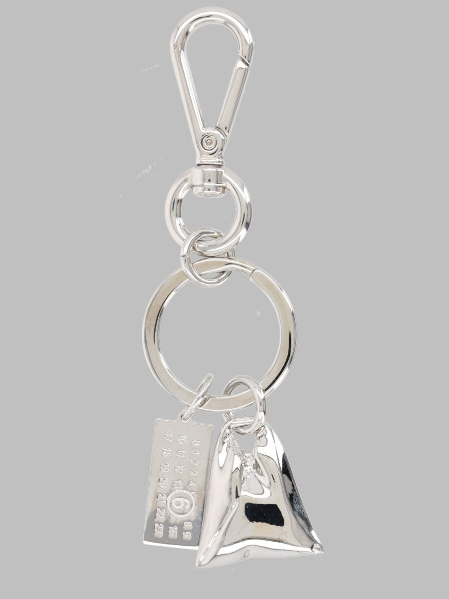 MM6 Maison Margiela Women's Charm Japanese Bag Silver