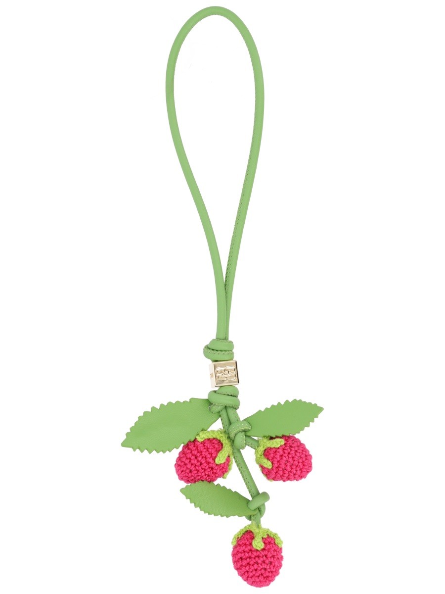 Ganni Women's Charm Raspberry Flower Multicolor, view 2