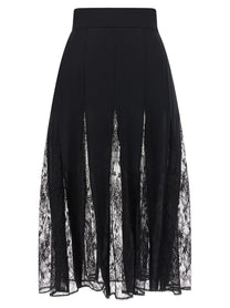 Dolce &amp; Gabbana Charmeuse Skirt Black