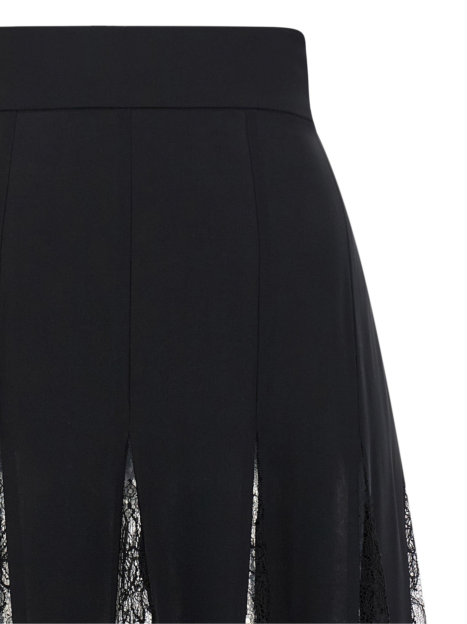 Dolce &amp; Gabbana Charmeuse Skirt Black