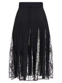 Dolce &amp; Gabbana Charmeuse Skirt Black