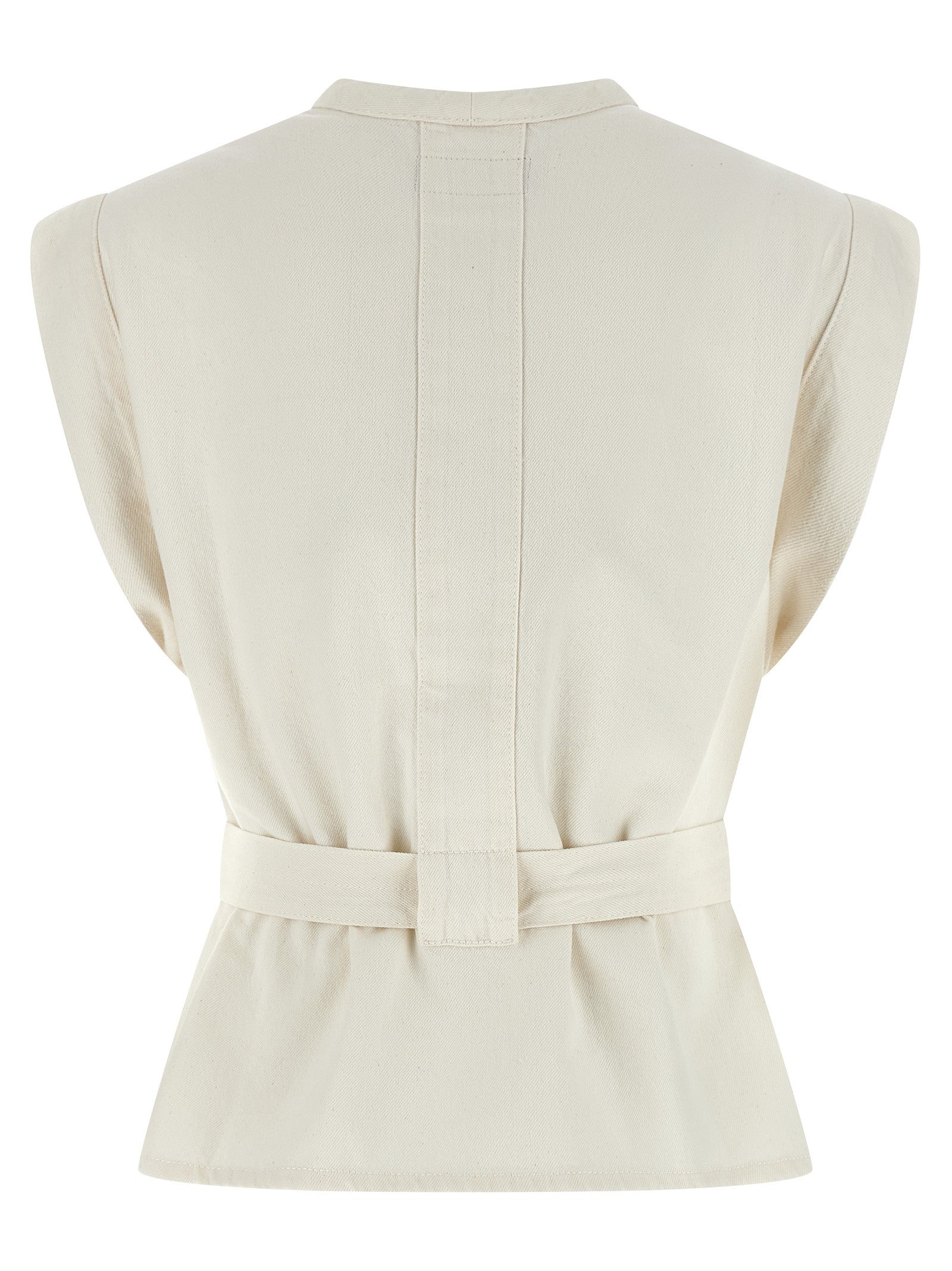 Lemaire Chasuble Vest White