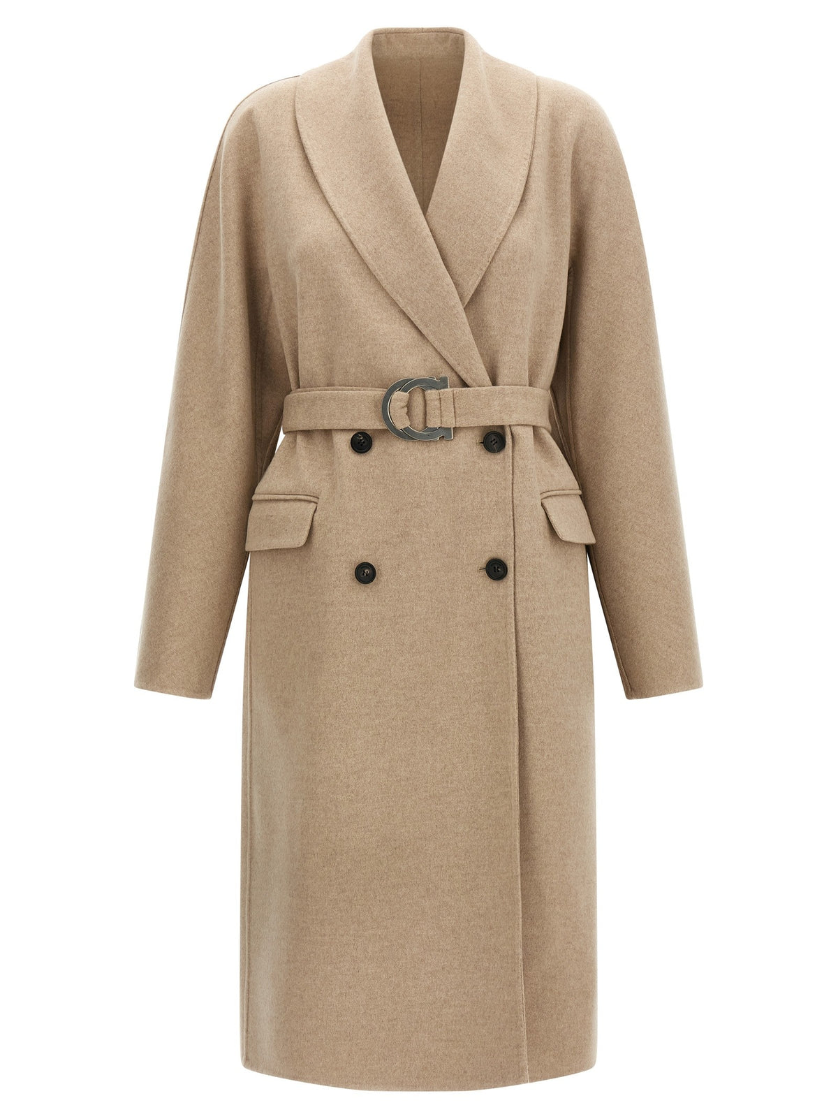 Ferragamo Chateau Coat Beige