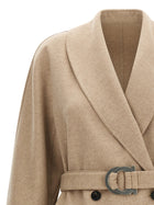 Ferragamo Chateau Coat Beige, view 3
