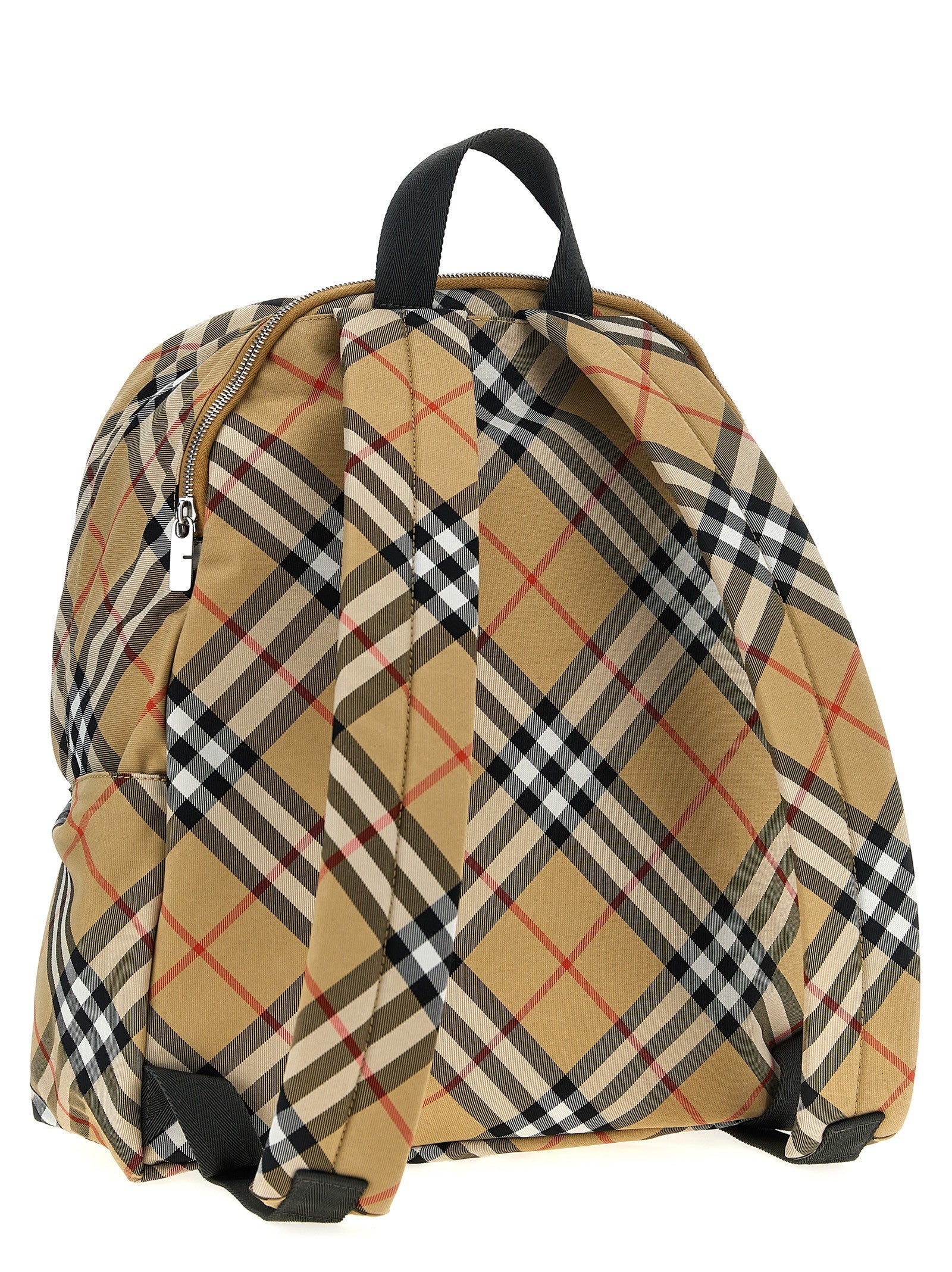 Burberry Check Backpack Beige