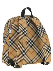Burberry Check Backpack Beige