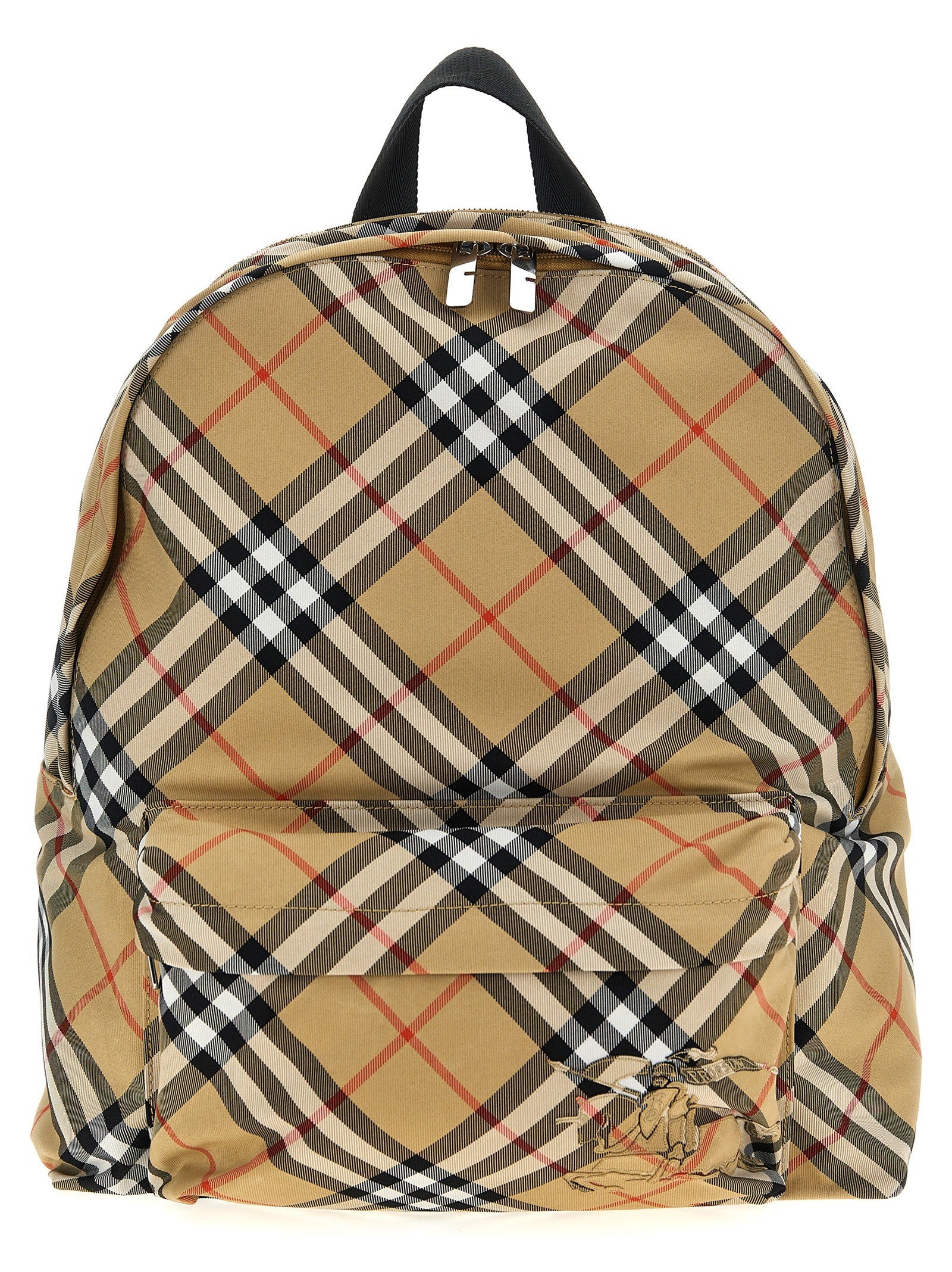 Burberry Check Backpack Beige