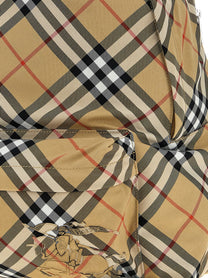 Burberry Check Backpack Beige