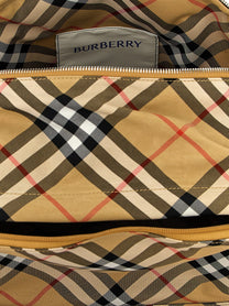 Burberry Check Backpack Beige