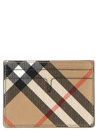 Burberry Check Card Holder Beige