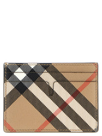 Burberry Check Card Holder Beige