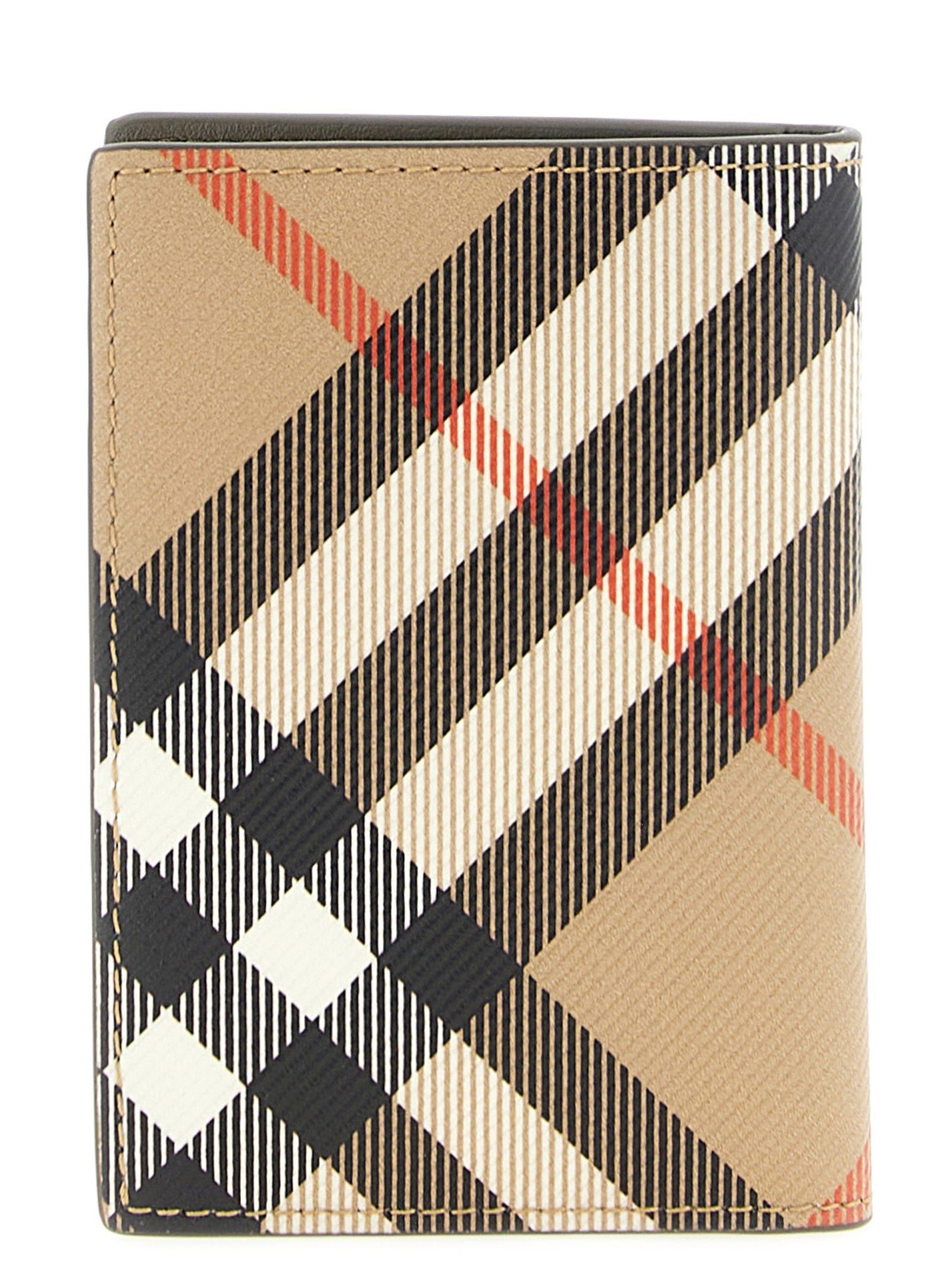 Burberry Check Card Holder Beige