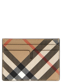 Burberry Check Card Holder Beige