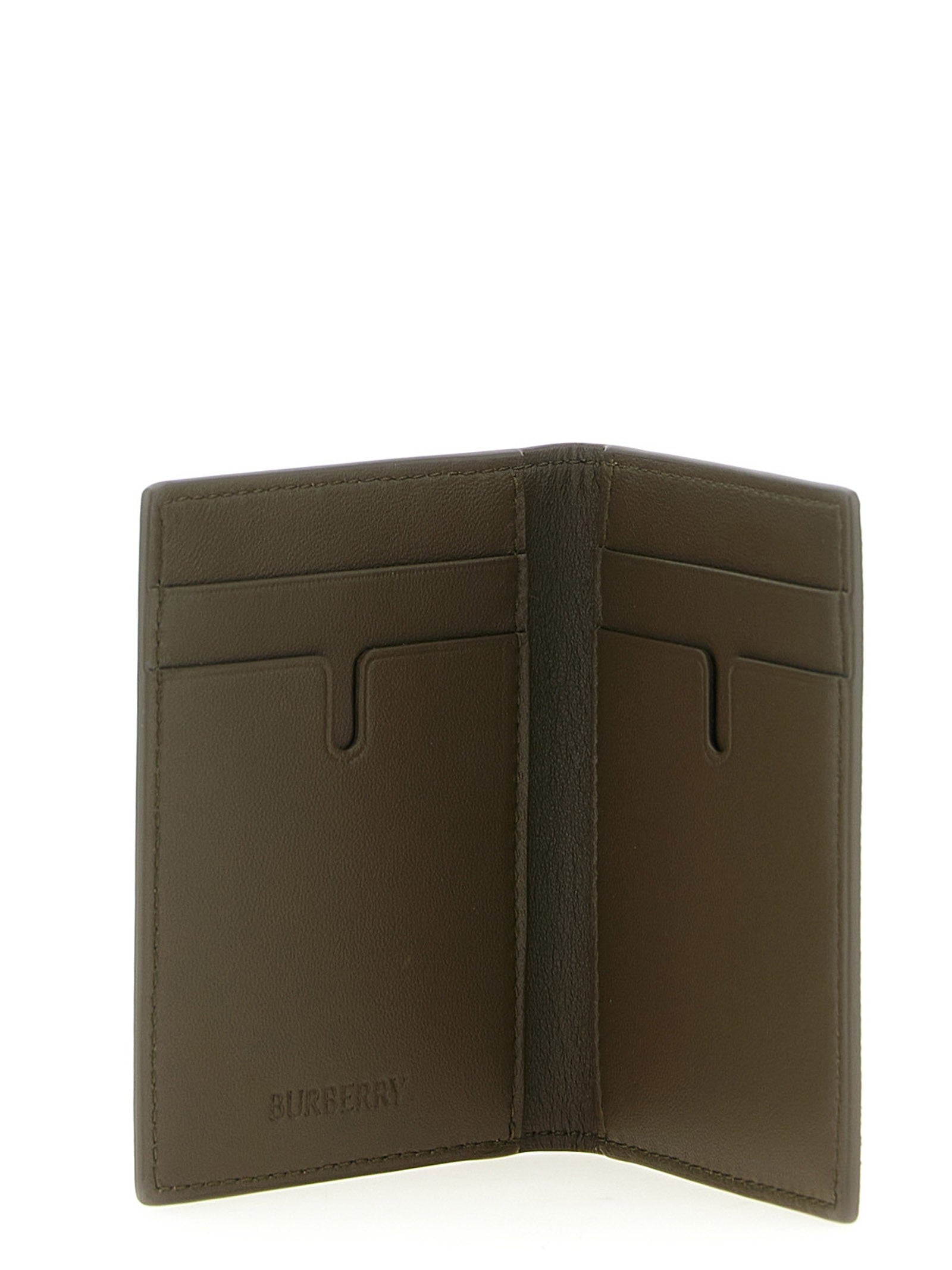Burberry Check Card Holder Beige