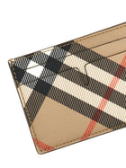 Burberry Check Card Holder Beige, view 3