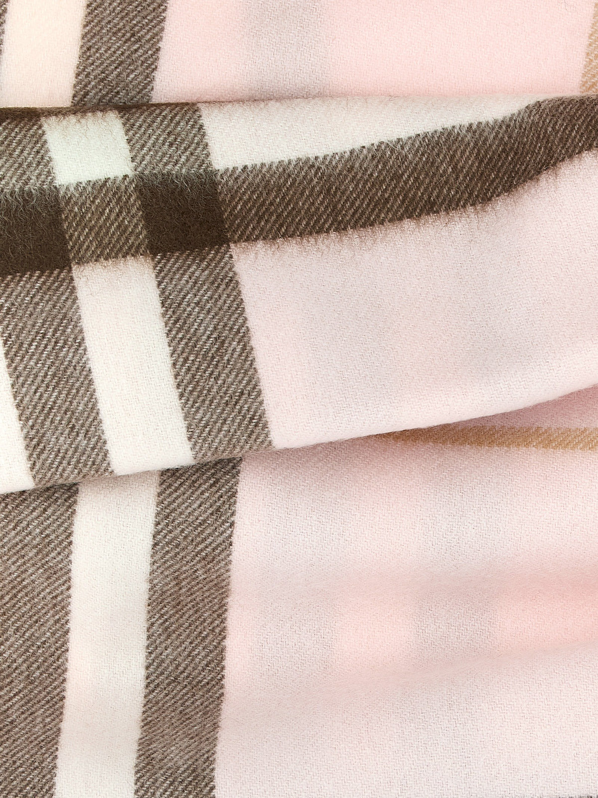 Burberry Check Cashmere Scarf Blue