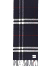 Burberry Men's Check Cashmere Scarf Black