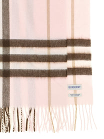 Burberry Check Cashmere Scarf Blue