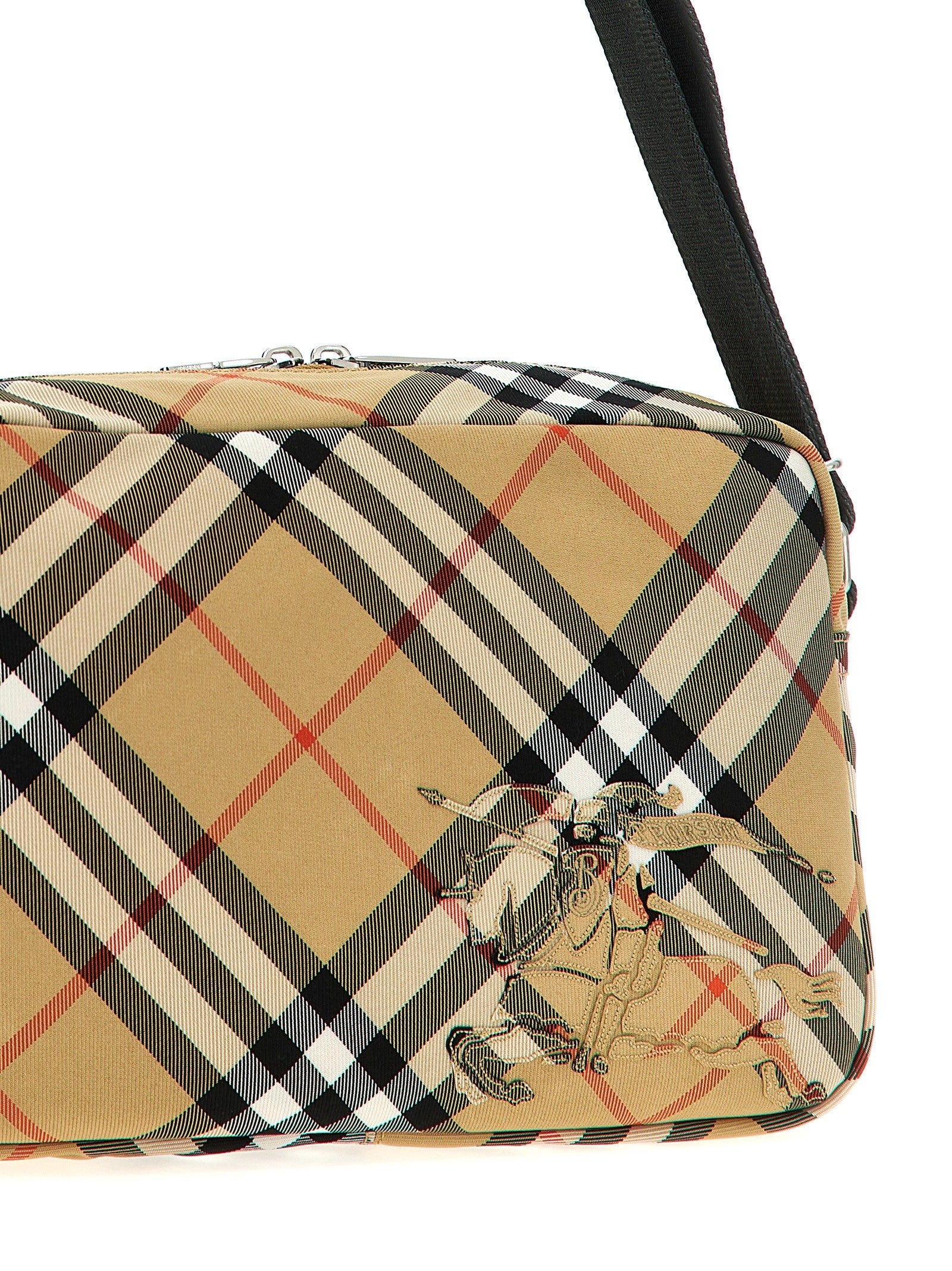 Burberry Check Crossbody Bag Beige