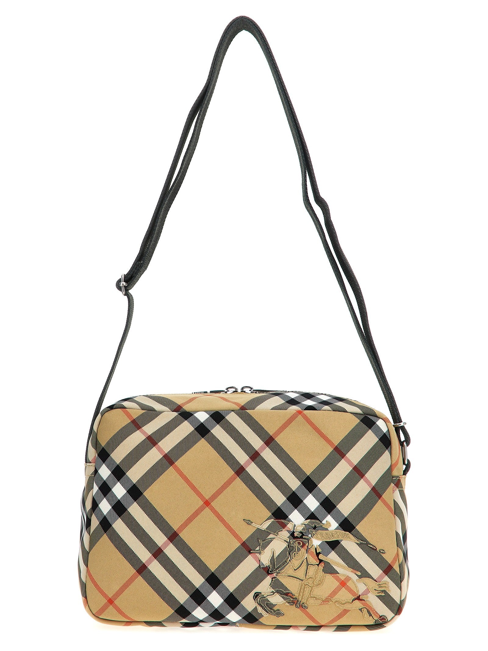Burberry Check Crossbody Bag Beige
