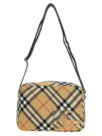 Burberry Check Crossbody Bag Beige