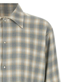 SECOND/LAYER Check Dégradé Shirt Grey