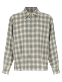 SECOND/LAYER Check Dégradé Shirt Grey