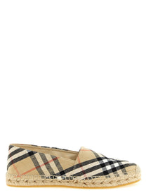 Burberry Check Espadrilles Beige